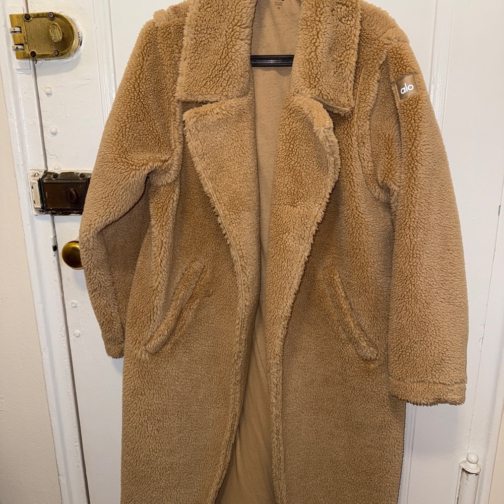 ALO Yoga Tan Teddy Jacket